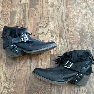 All Saints Bonny Cuban Boots Black